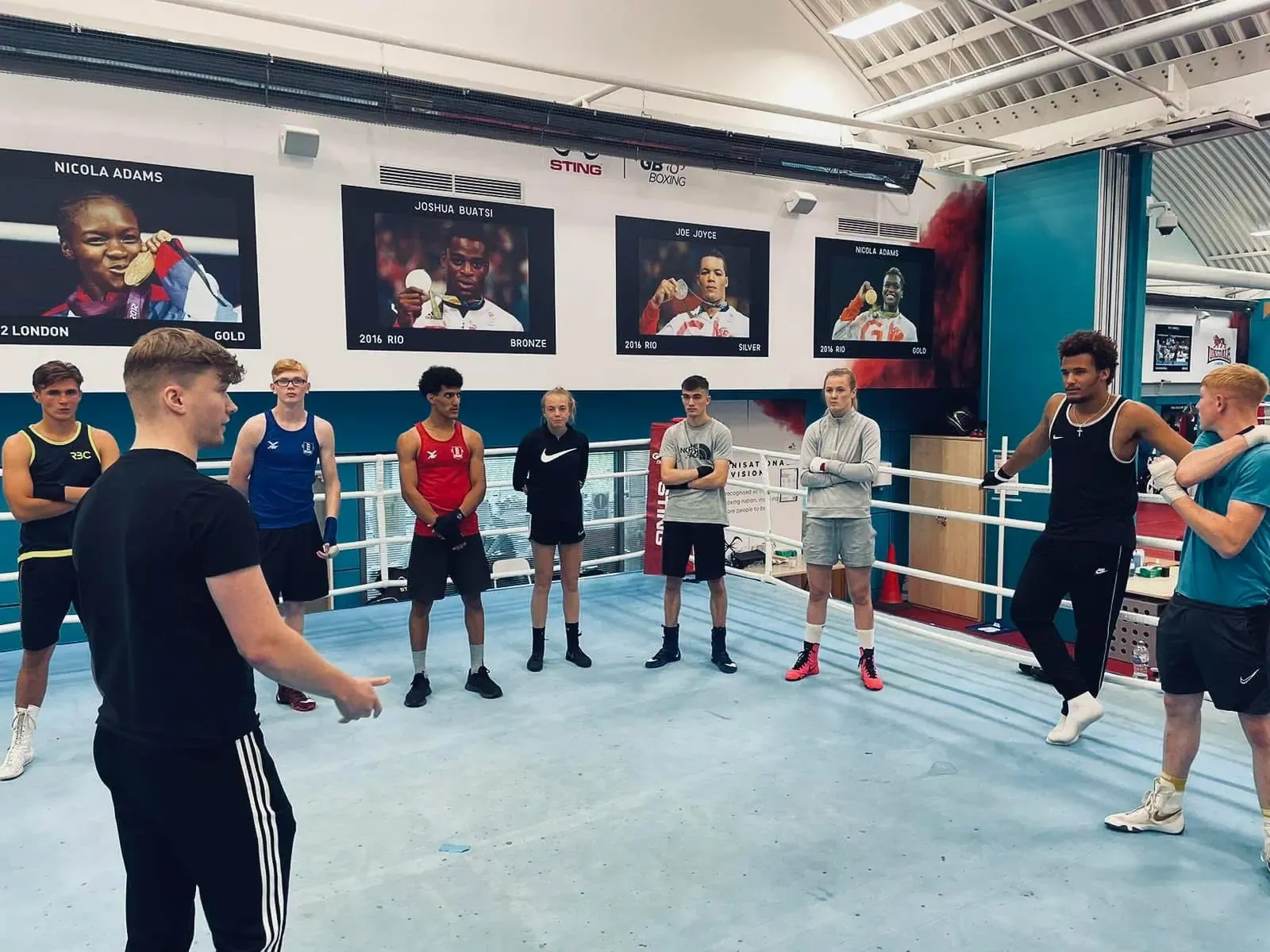 George Vernon coaching elite athletes